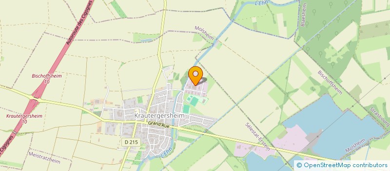 localisation de l'entreprise SCI LE PELICAN  KRAUTERGERSHEIM