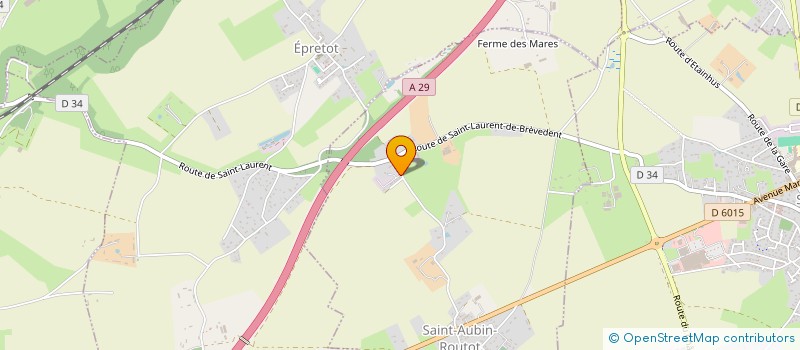 localisation de l'entreprise SCI LE PELICAN  SAINT AUBIN ROUTOT