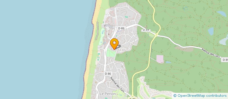 localisation de l'entreprise SCI LE PENON  SEIGNOSSE