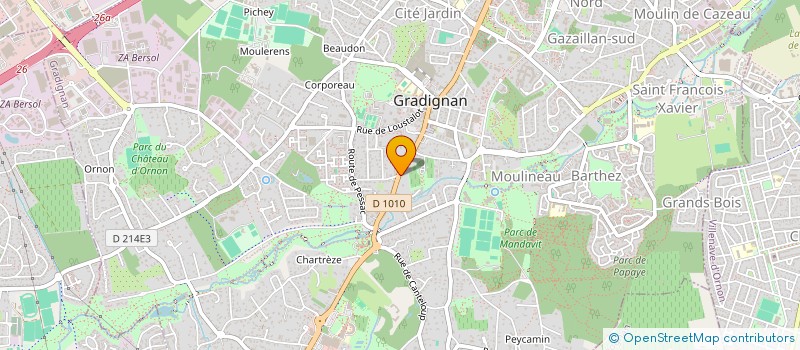 localisation de l'entreprise SCI LE PENON  GRADIGNAN