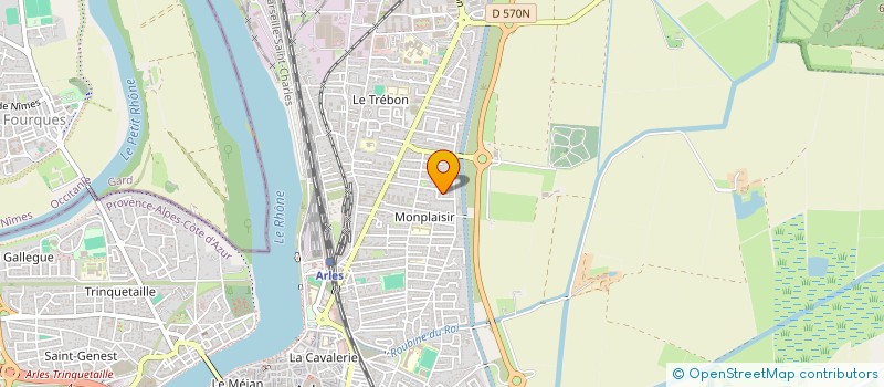 localisation de l'entreprise SCI LE PENSEUR DE RODIN  ARLES