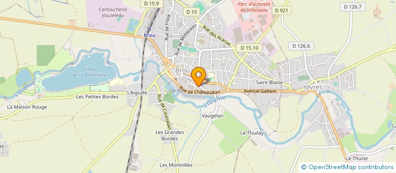 localisation de l'entreprise SCI LE PERCHE PINSON. à BROU