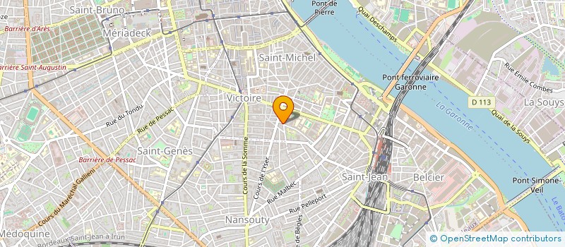 localisation de l'entreprise SCI LE PERCHOIR  BORDEAUX