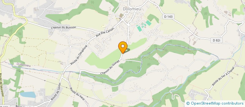 localisation de l'entreprise SCI LE PERE PAPILLON  DOLOMIEU