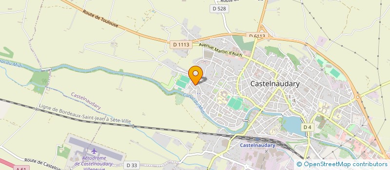 localisation de l'entreprise SCI LE PERIE  CASTELNAUDARY