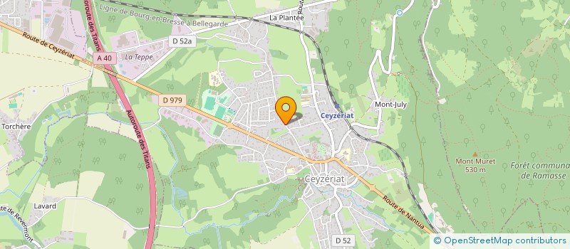 localisation de l'entreprise SCI LE PERON à CEYZERIAT