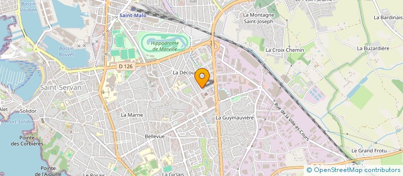 localisation de l'entreprise SCI LE PEROU  SAINT-MALO