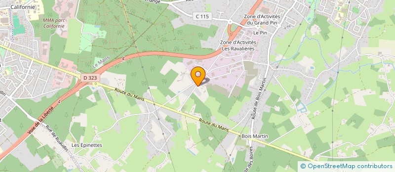 localisation de l'entreprise SCI LE PERQUOI  CHANGE