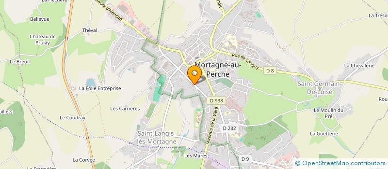 localisation de l'entreprise SCI LE PERRIER à MORTAGNE-AU-PERCHE