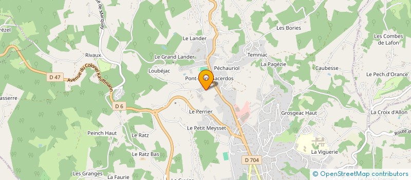 localisation de l'entreprise SCI LE PERRIER à SARLAT-LA-CANEDA