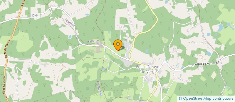 localisation de l'entreprise SCI LE PERRIER  EGLISE-NEUVE-DE-VERGT