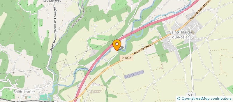 localisation de l'entreprise SCI LE PERRIER  SAINT-HILAIRE-DU-ROSIER