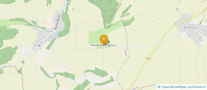 localisation de l'entreprise SCI LE PERRON  THOIX