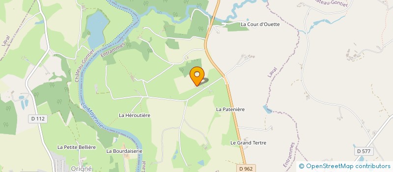 localisation de l'entreprise SCI LE PERSOUET  ENTRAMMES