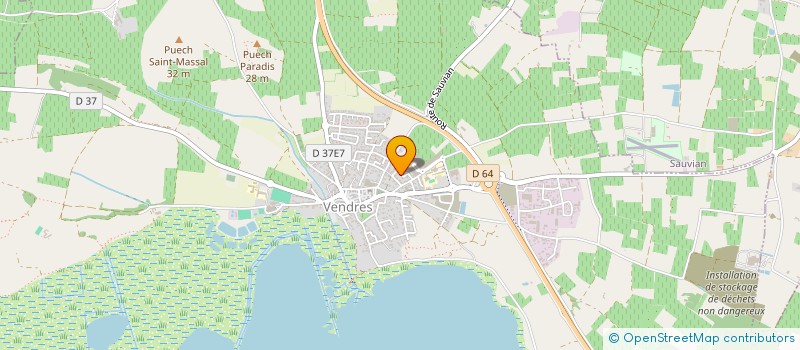 localisation de l'entreprise SCI LE PESCADOU  VENDRES