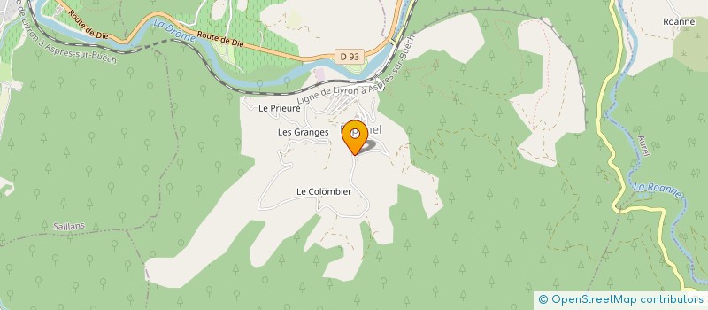 localisation de l'entreprise SCI LE PESTEIA  CHASTEL-ARNAUD