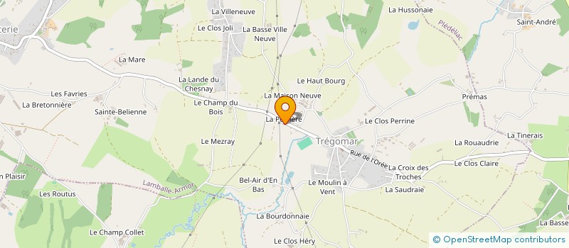 localisation de l'entreprise SCI LE PETIT à LAMBALLE-ARMOR