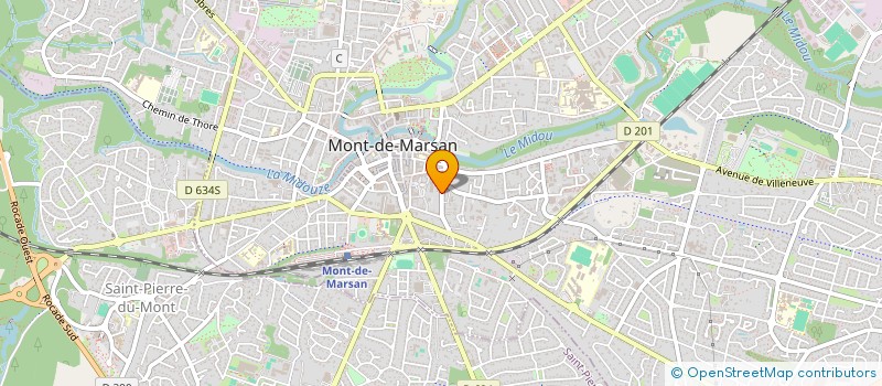 localisation de l'entreprise SCI LE PETIT ARGANS à MONT-DE-MARSAN