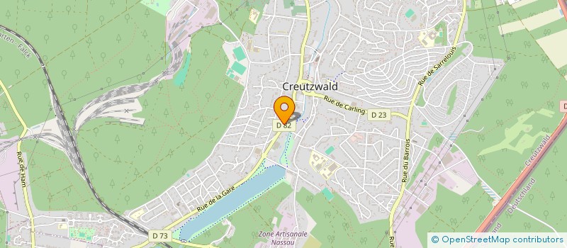 localisation de l'entreprise SCI LE PETIT BARON  CREUTZWALD