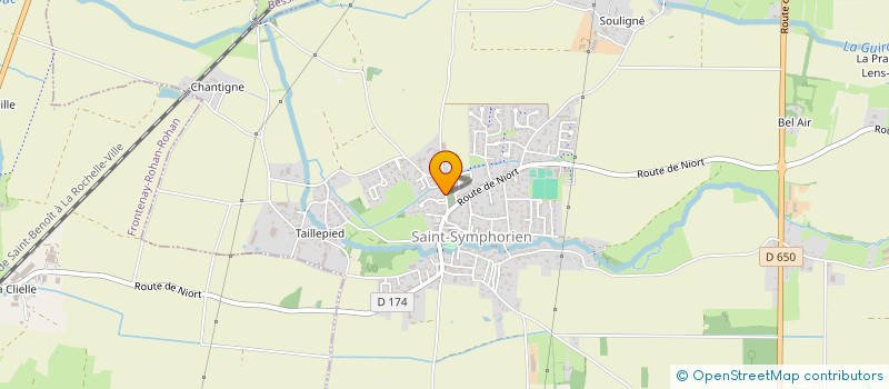 localisation de l'entreprise SCI LE PETIT BIWI  SAINT-SYMPHORIEN