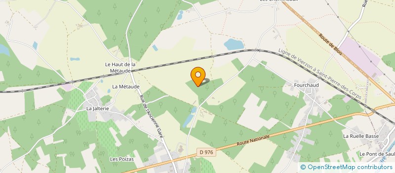 localisation de l'entreprise SCI LE PETIT BOIS  CHATILLON SUR CHER