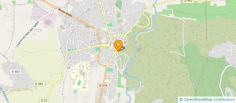 localisation de l'entreprise SCI LE PETIT BOIS  UZES