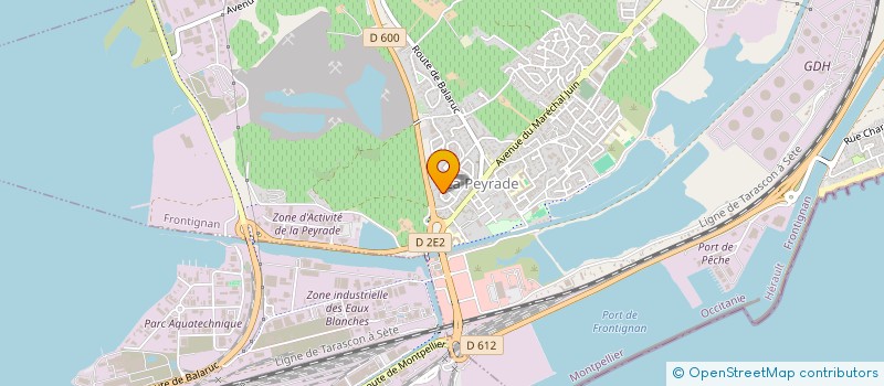 localisation de l'entreprise SCI LE PETIT BOIS à FRONTIGNAN