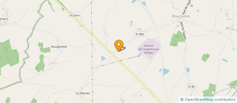 localisation de l'entreprise SCI LE PETIT BOISREMOND à ROUSSINES