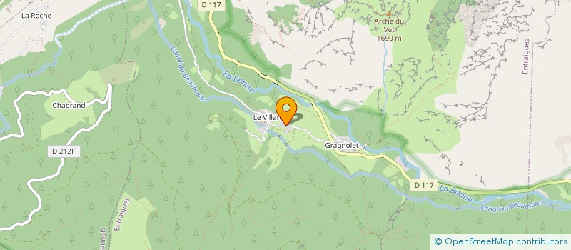 localisation de l'entreprise SCI LE PETIT BONHEUR  ENTRAIGUES