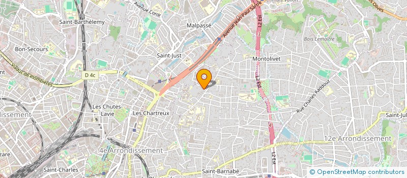 localisation de l'entreprise SCI LE PETIT BOSQUET à MARSEILLE