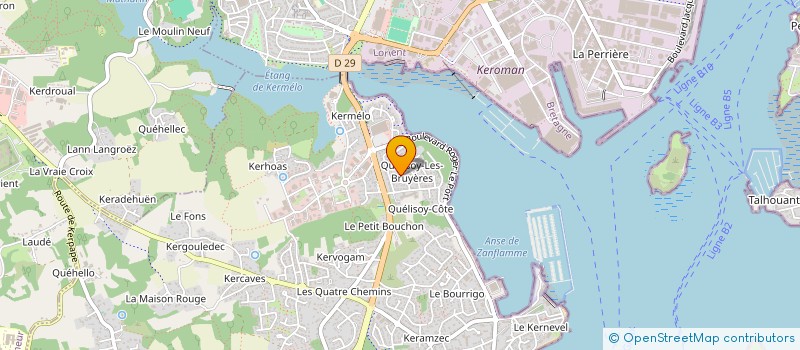 localisation de l'entreprise SCI LE PETIT BOUCHON  LARMOR-PLAGE