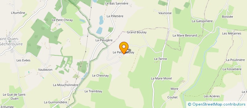 localisation de l'entreprise SCI LE PETIT BOULAY à STE CERONNE LES MORTAGNE