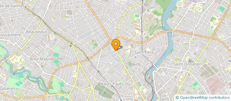 localisation de l'entreprise SCI LE PETIT BREIL  NANTES