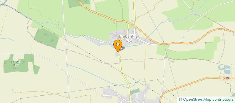 localisation de l'entreprise SCI LE PETIT BREUIL à BRABANT-LE-ROI