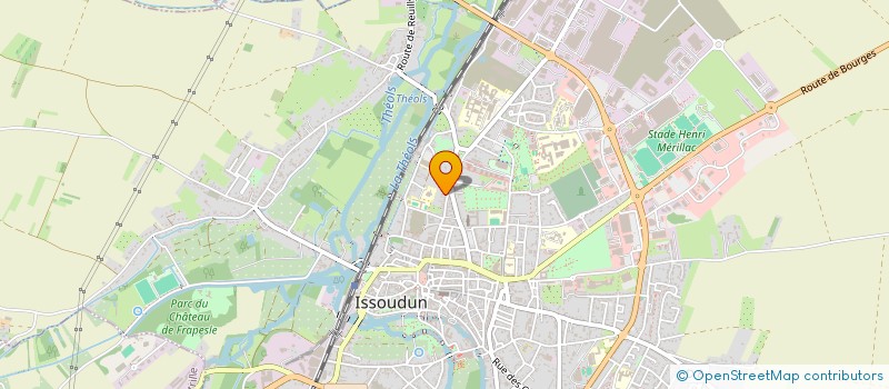 localisation de l'entreprise SCI LE PETIT BRISSANTIER à ISSOUDUN