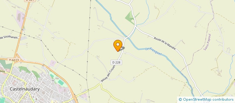 localisation de l'entreprise SCI LE PETIT CANAL  CASTELNAUDARY
