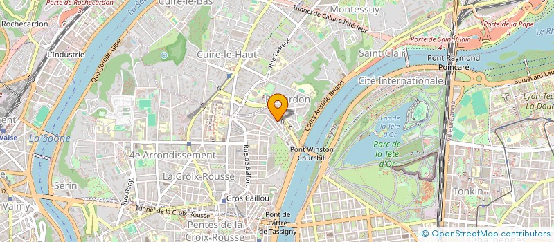 localisation de l'entreprise SCI LE PETIT CANUT  LYON 4EME