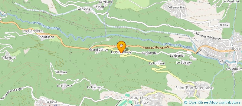 localisation de l'entreprise SCI LE PETIT CARREY à COURCHEVEL