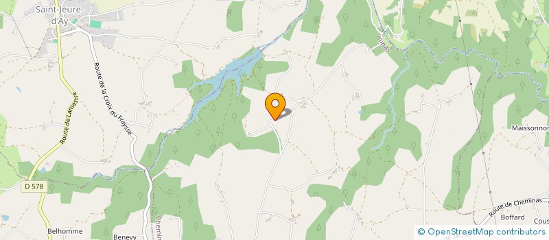 localisation de l'entreprise SCI LE PETIT CEINTRE  CHEMINAS