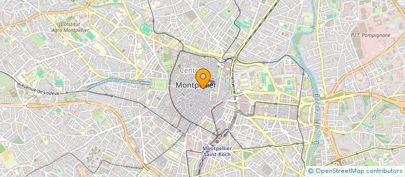 localisation de l'entreprise SCI LE PETIT CHALEIX à MONTPELLIER