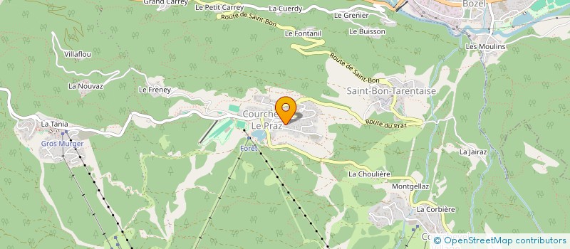 localisation de l'entreprise SCI LE PETIT CHALET MORIOND à COURCHEVEL