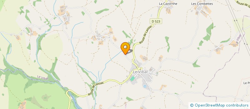 localisation de l'entreprise SCI LE PETIT CHAMP  PONT-DE-SALARS