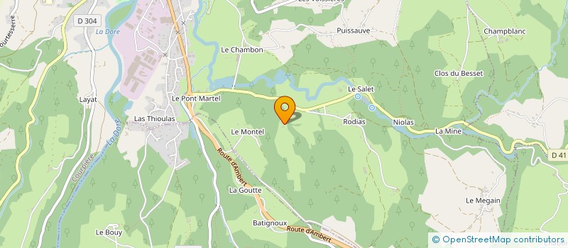 localisation de l'entreprise SCI LE PETIT CHAMP à COURPIERE