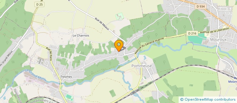 localisation de l'entreprise SCI LE PETIT CHAMP DE SAINT-BLANDIN  POMMEUSE