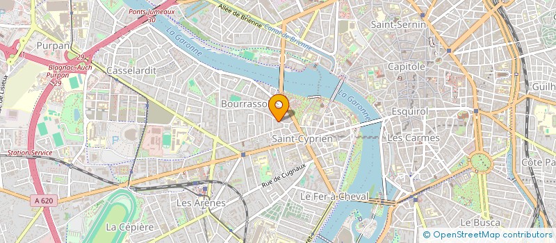localisation de l'entreprise SCI LE PETIT CHATEAU  TOULOUSE