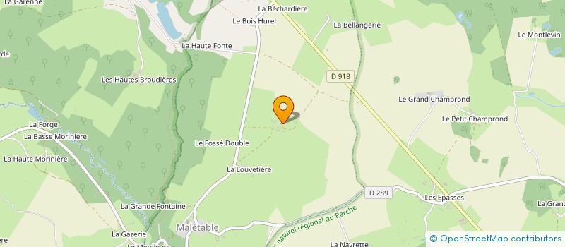 localisation de l'entreprise SCI LE PETIT CHATEAU à LONGNY LES VILLAGES