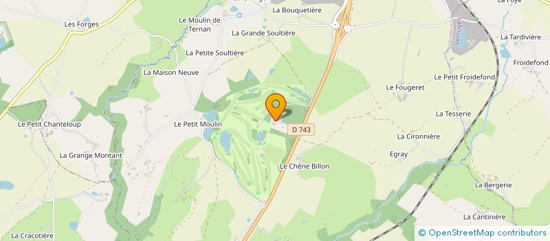 localisation de l'entreprise SCI LE PETIT CHENE à MAZIERES-EN-GATINE