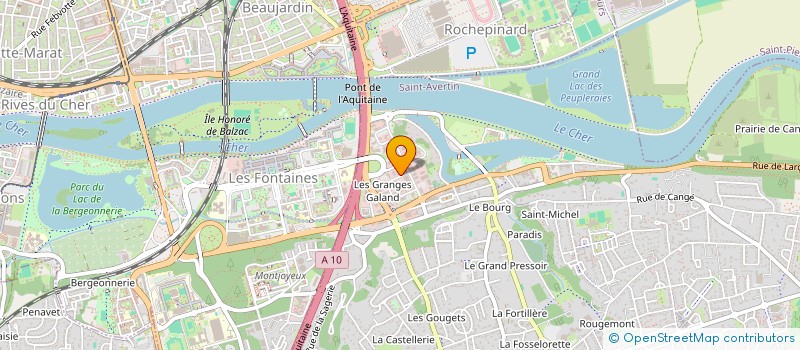 localisation de l'entreprise SCI LE PETIT CHER  SAINT-AVERTIN