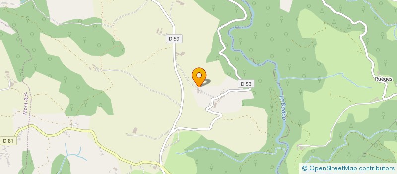 localisation de l'entreprise SCI LE PETIT CHEVAL  RAYSSAC