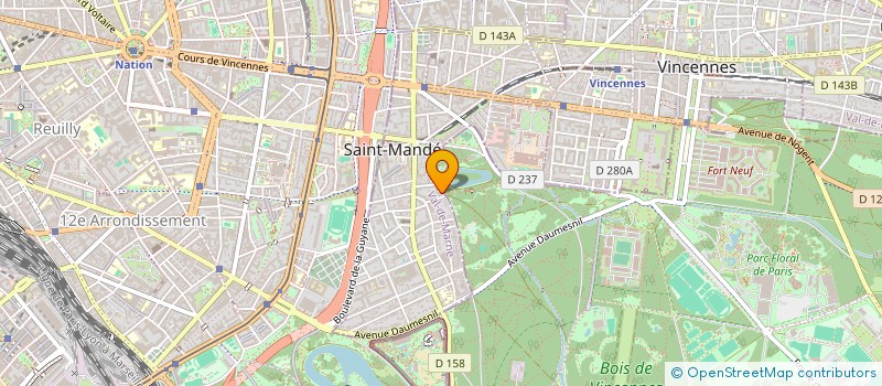 localisation de l'entreprise SCI LE PETIT CHINAILLON à SAINT-MANDE